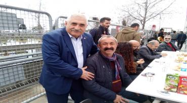 TKP Ovacık belediye başkanı. Ve tunceli belediye başkan adayı.Sayın M.fatih Maçoğlu ile kartal Mitin