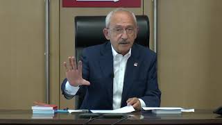 Kılıçdaroğlu, Apartman görevlileri ile video konferans toplantısında bir araya geldi.