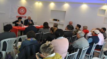 Konut İş Sendikası Ankara Şubesi toplantı